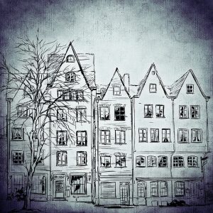 Row of buildings