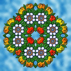 floral mandala
